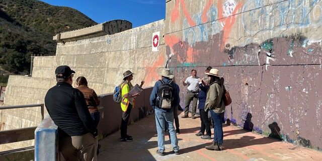 WATERSHED COUNCIL VISITS MATILIJA DAM – Matilija Dam Restoration Project